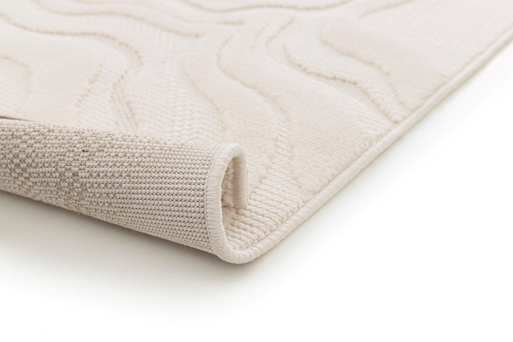 Ivory Contour Textured Rug