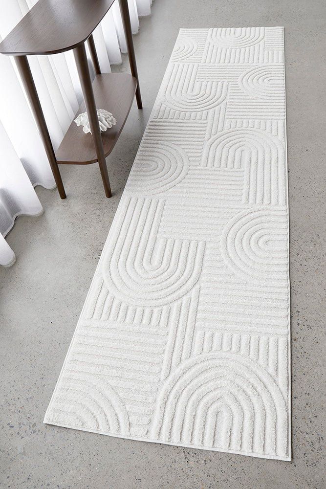 Astrid Arch Off-White Pattern Rug