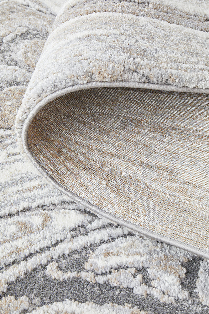 Opal Grey Marbled Rug