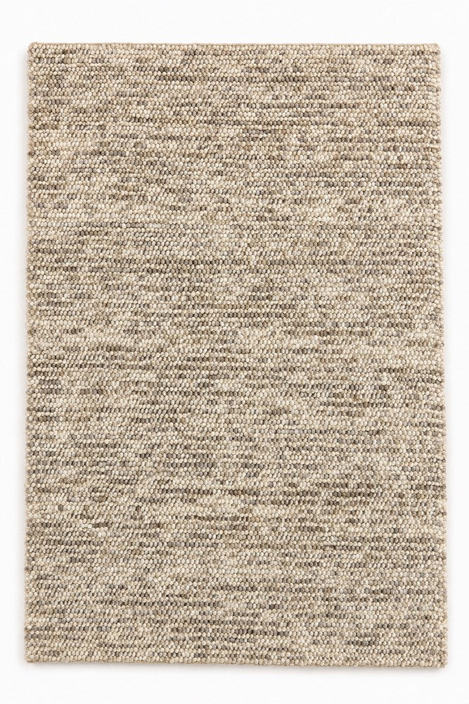 Ovation Natural Pebble Textured Wool Rug