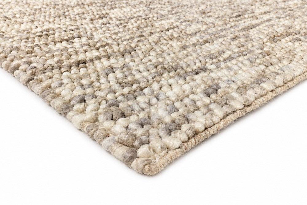 Ovation Natural Pebble Textured Wool Rug