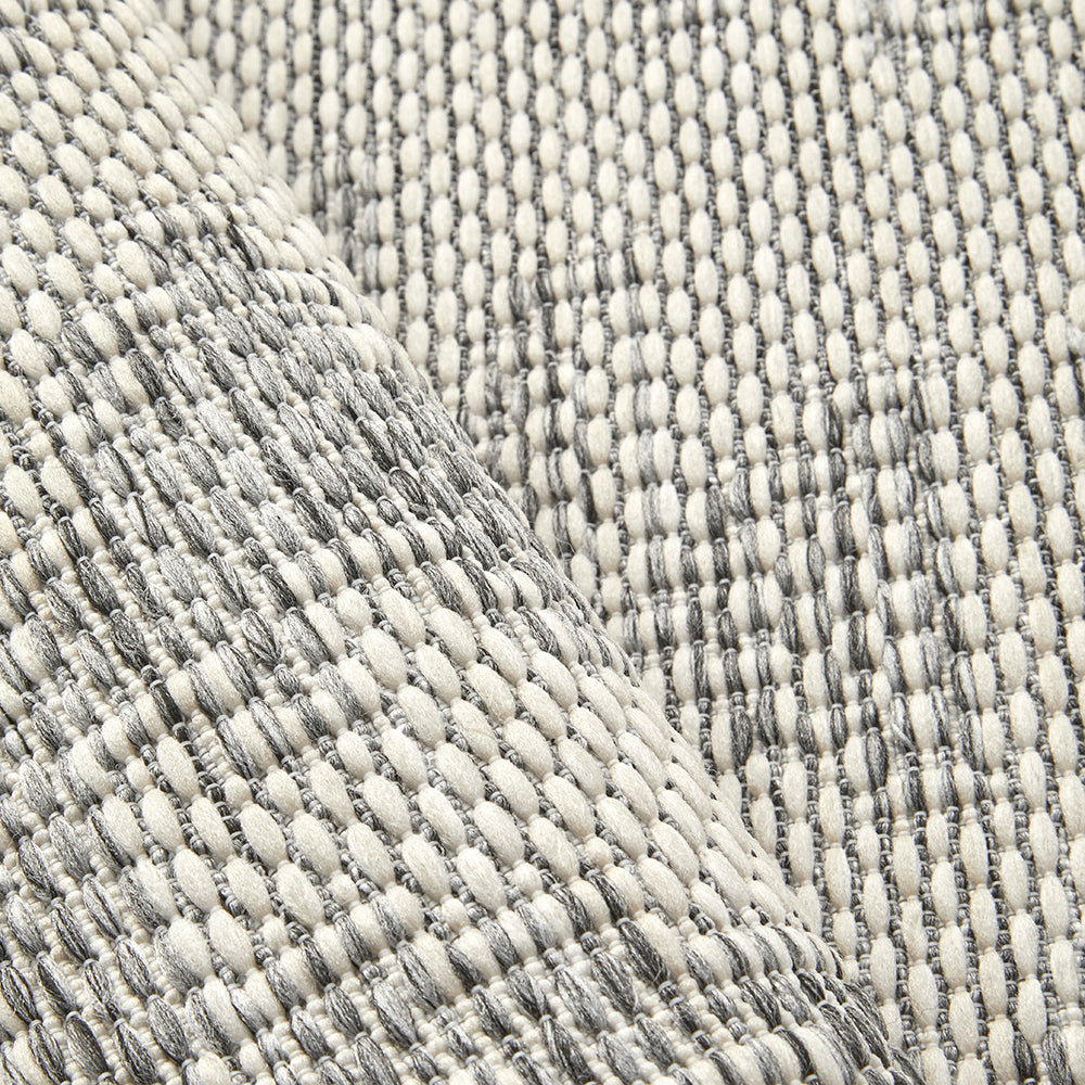 Aztec Cream Grey Indoor Outdoor Washable Rug