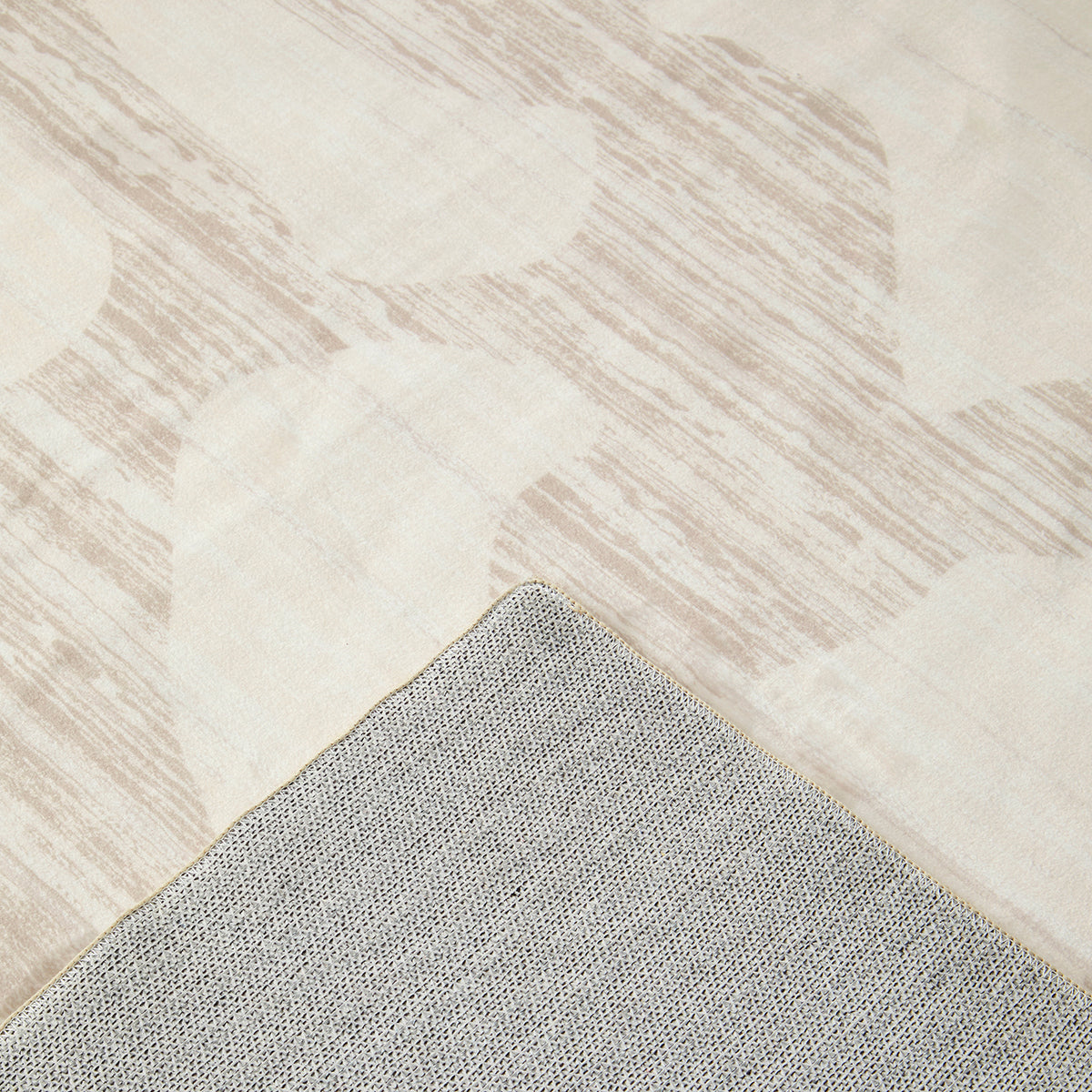 Washable Natural Abstract Botanical Pattern Rug