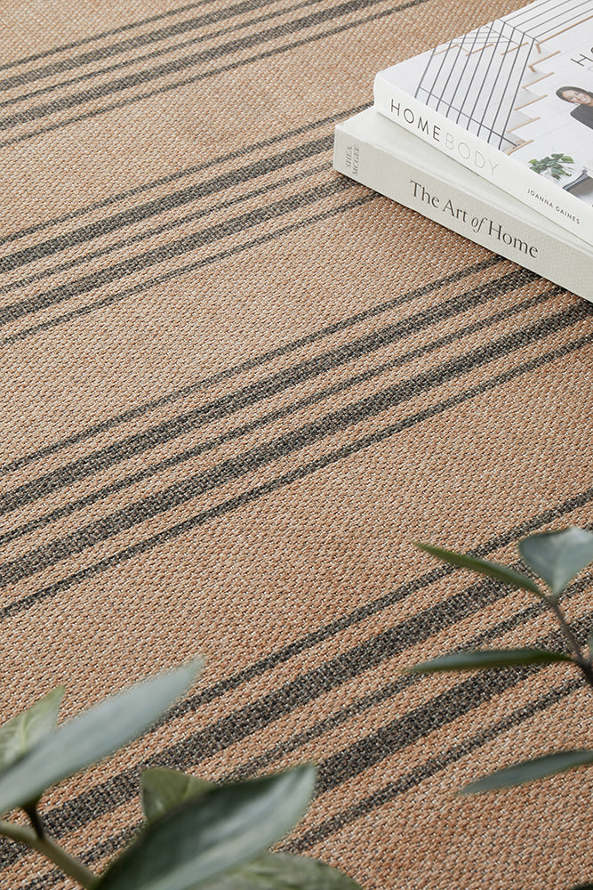 Savanna Striped Washable Rug