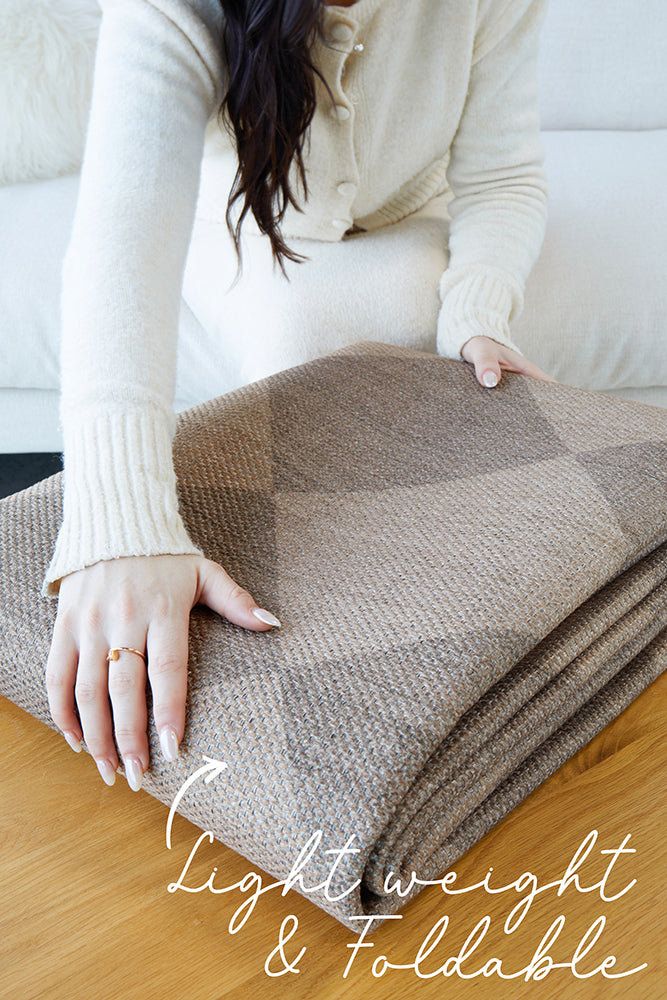 Terra Chequered Washable Rug