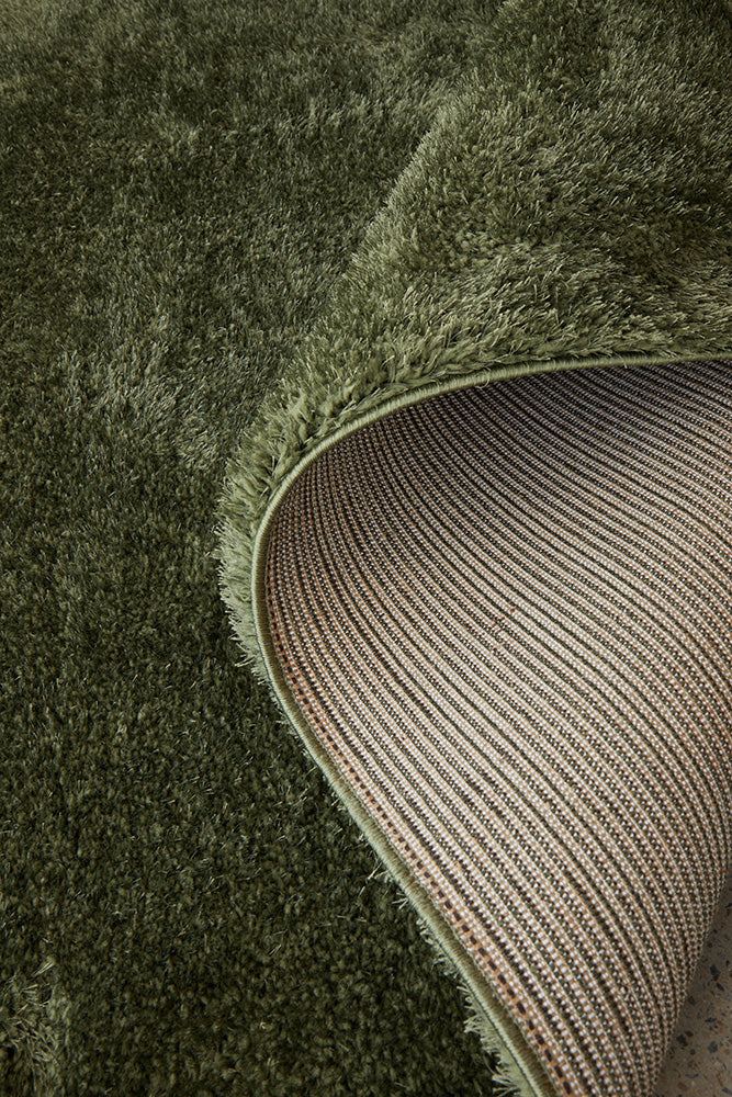 Lush Green Shag Rug