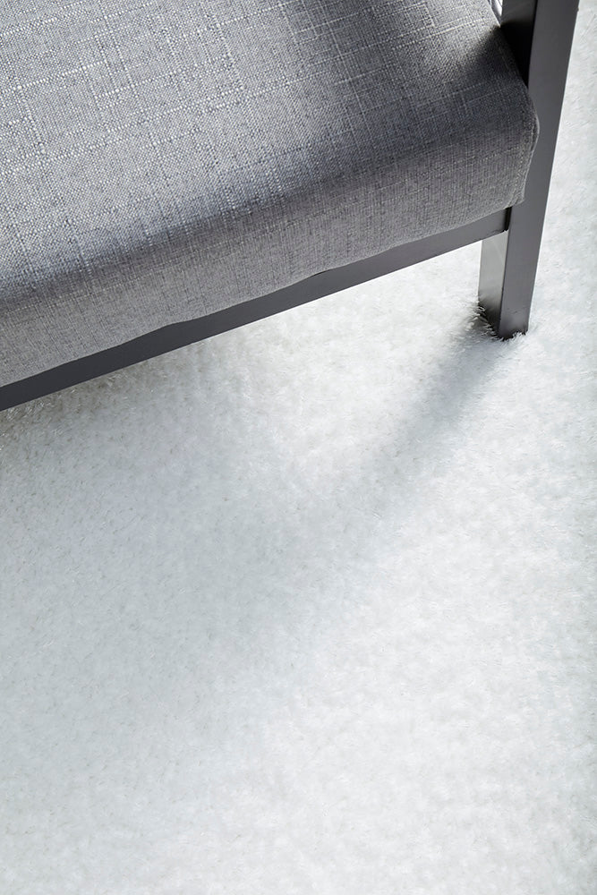 Lush White Shag Rug