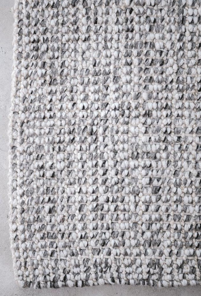 Arion Wool Jute Silver Rug