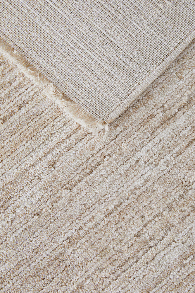 Birch Serenity Fringed Rug