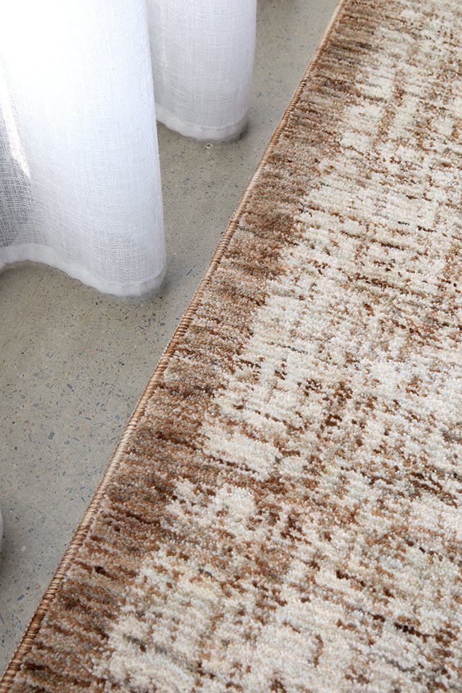 Meadow Cocoa Fringed Rug