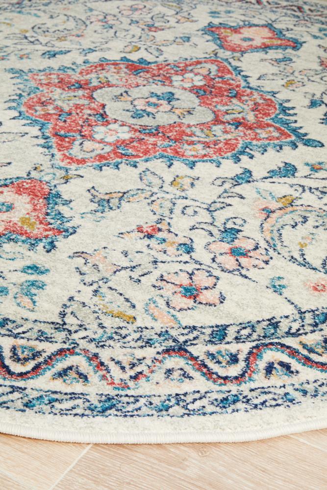 Boulevard Pastel Round Transitional Rug