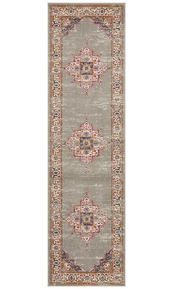 Tigris Amarah Grey Bohemian Transitional Rug