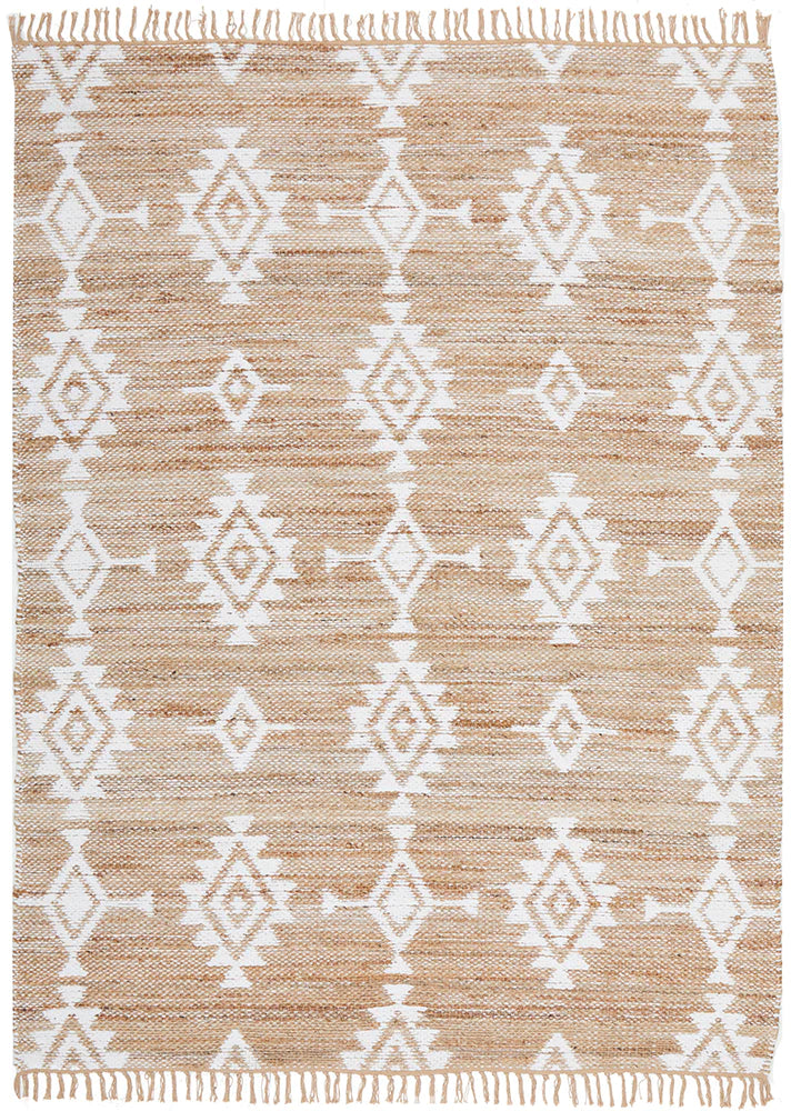 Pali Kento Reversible Cotton Jute Rug