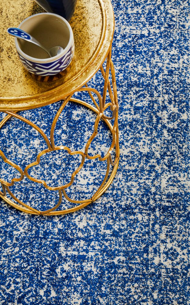 Oasis Navy Transitional Rug