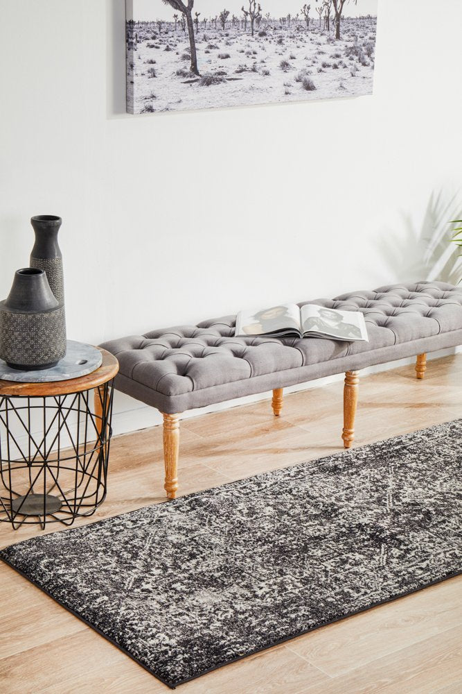 Scape Charcoal Transitional Rug