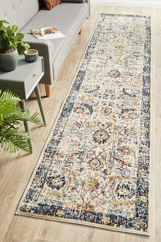 Peacock Ivory Transitional Rug