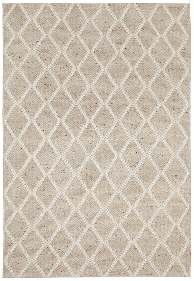 Raya Natural Wool Blend Rug