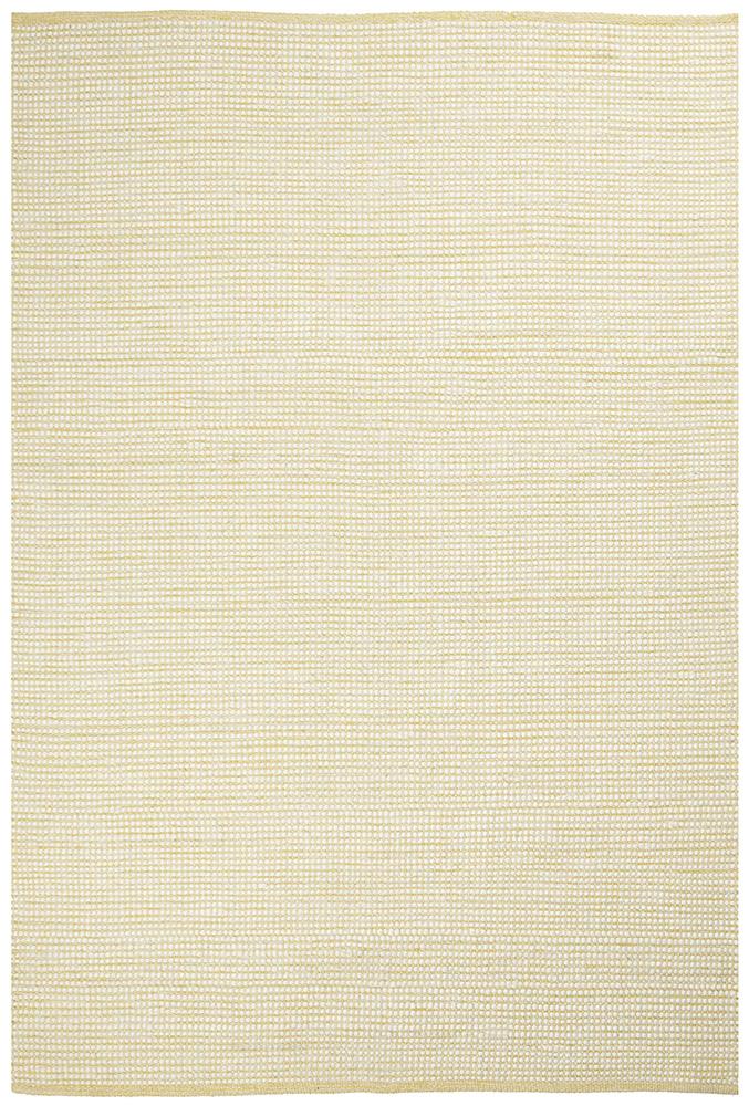 Attic Stunning Wool Yellow Rug - Lost Design Society
