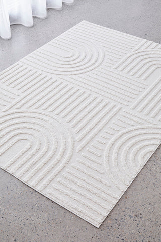 Astrid Off-White Arch Pattern Rug