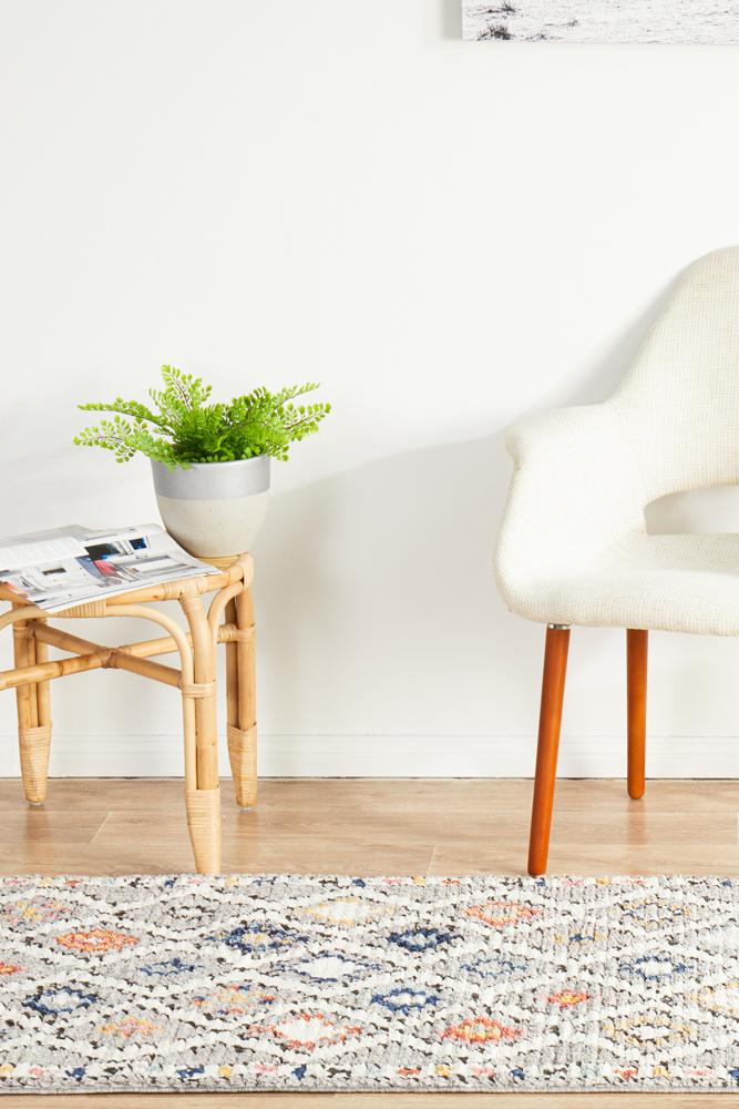 Tarfaya Moroccan Inspired Berber Grey Rug