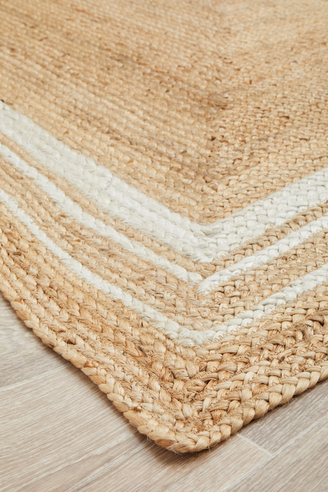 Byron Golden Natural Jute Rug
