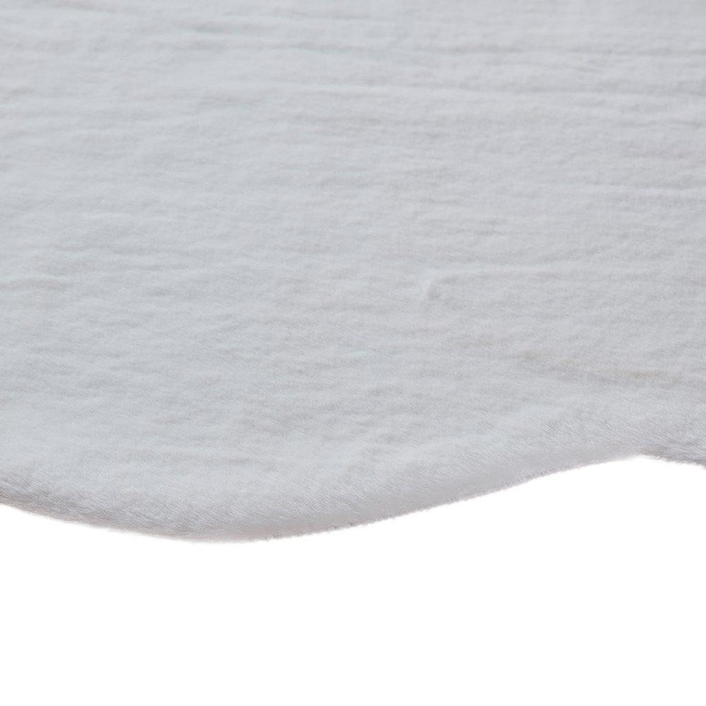 Turuun Soft Faux Sheepskin White Rug