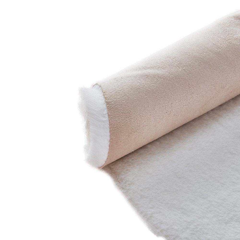 Turuun Soft Faux Sheepskin White Rug