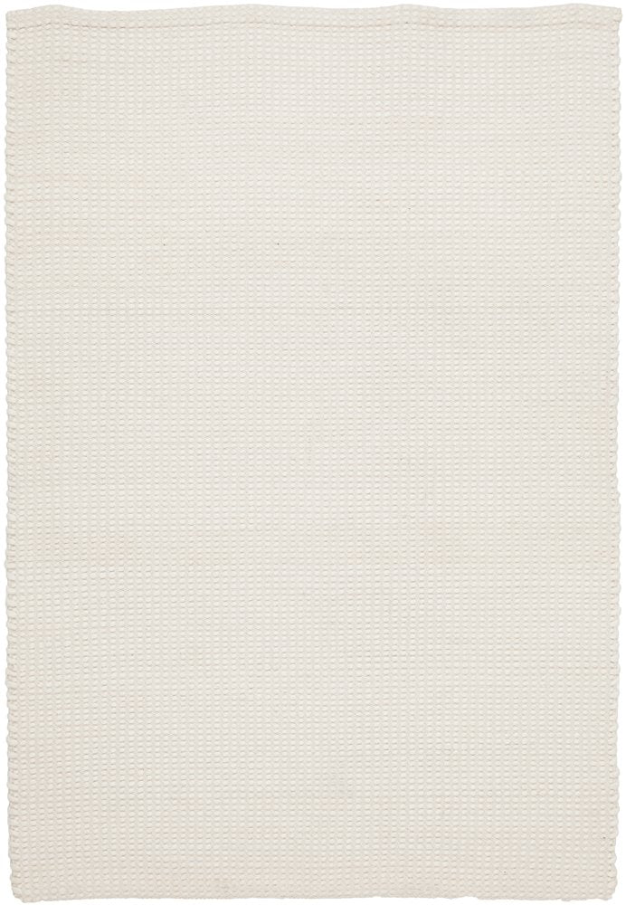 Carlos Felted Wool Rug White Natural