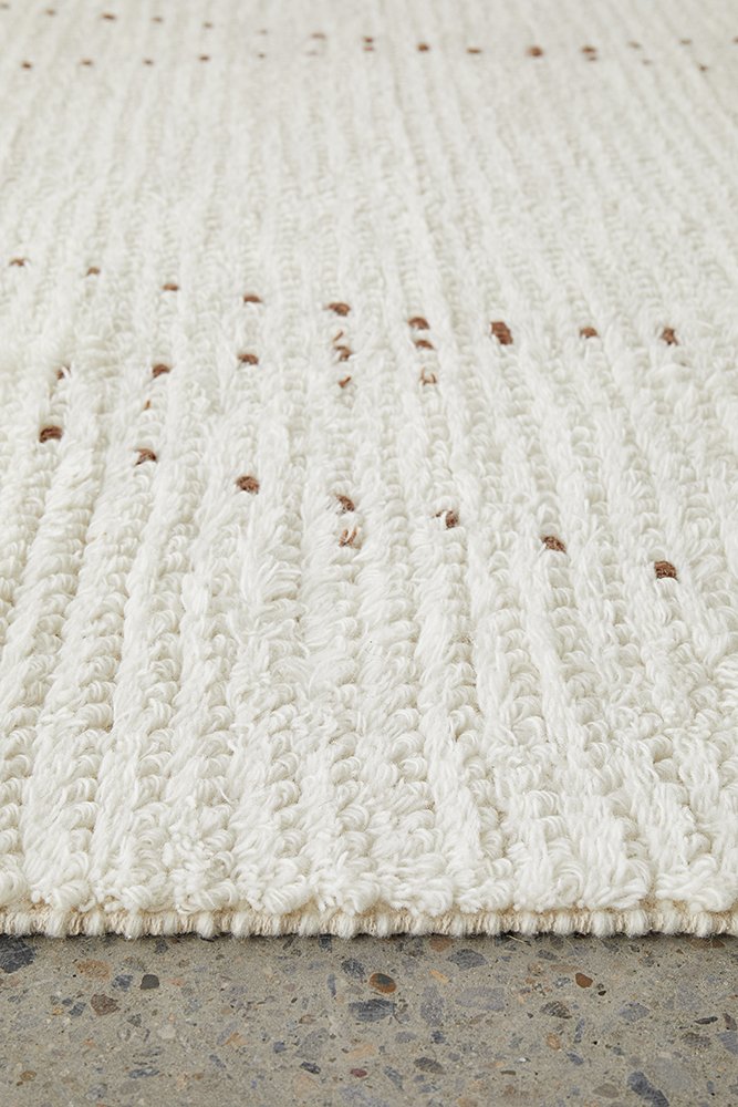 Lana Natural Wool and Cotton Rug
