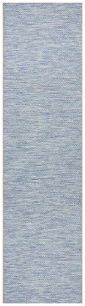 Promenade Outdoor Clara Diamond Blue Rug