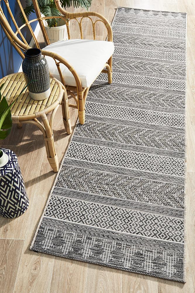 Promenade Outdoor Urban Grey Rug