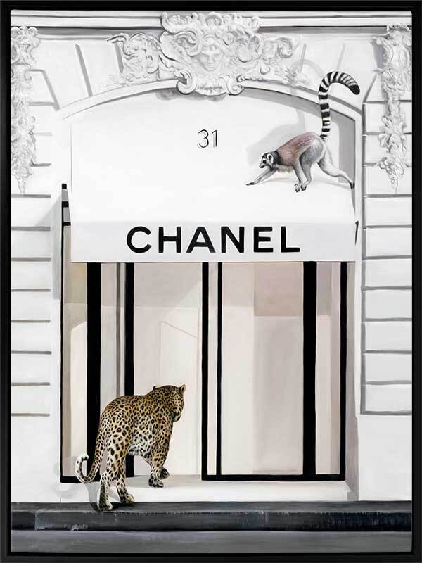 Lemur Canvas Art Print