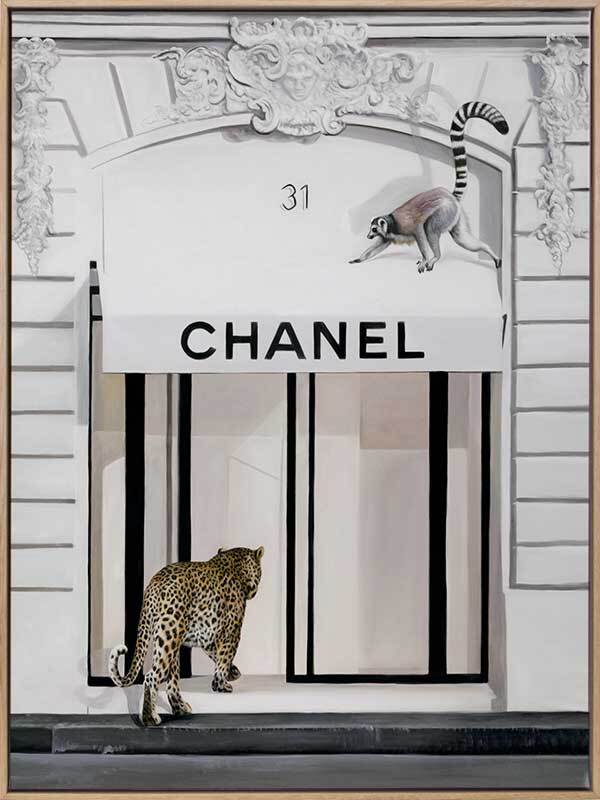 Lemur Canvas Art Print