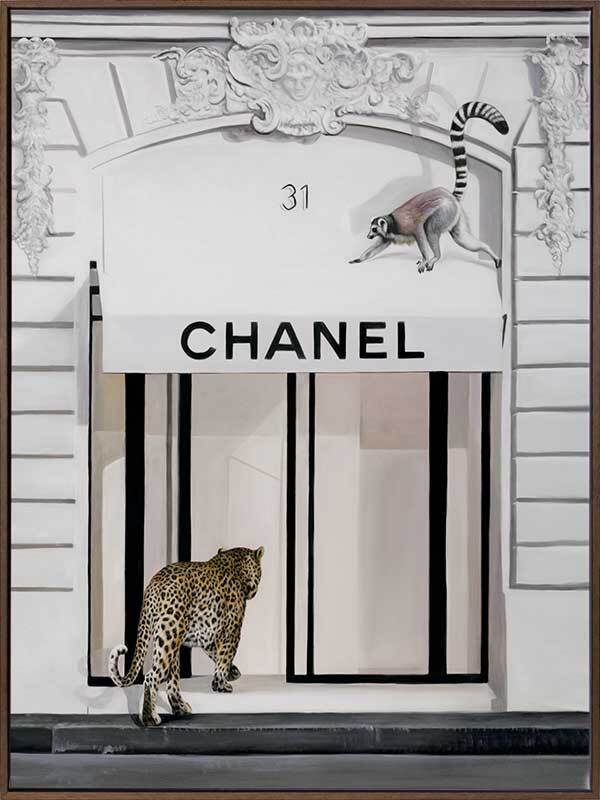 Lemur Canvas Art Print