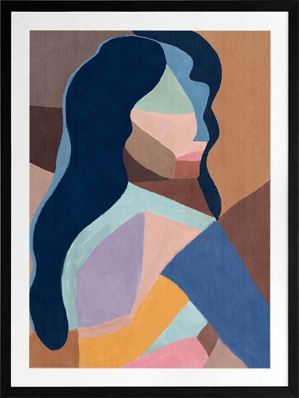 Patchwork I Framed Art Print