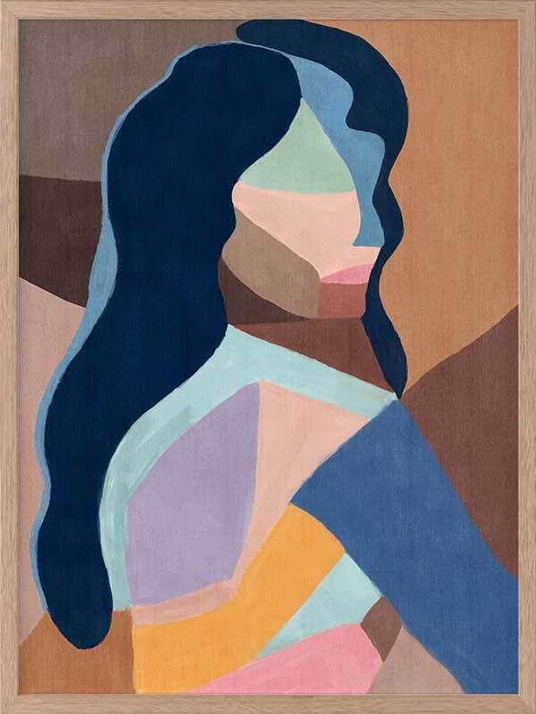 Patchwork I Framed Art Print