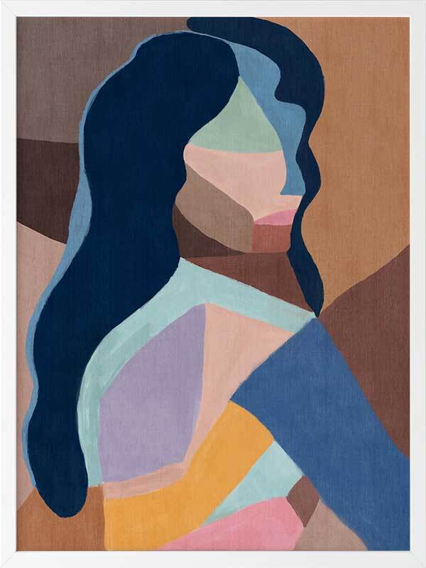 Patchwork I Framed Art Print