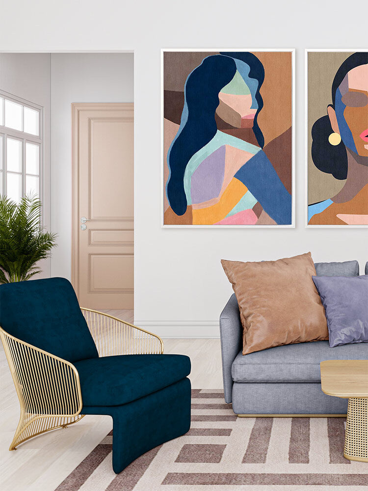 Patchwork I Canvas Art Print