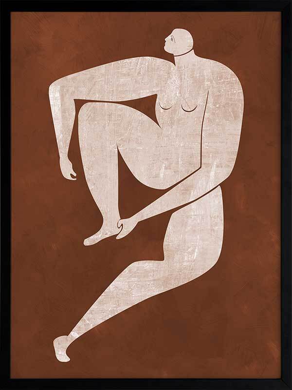 Natural Cut-Out I Framed Art Print