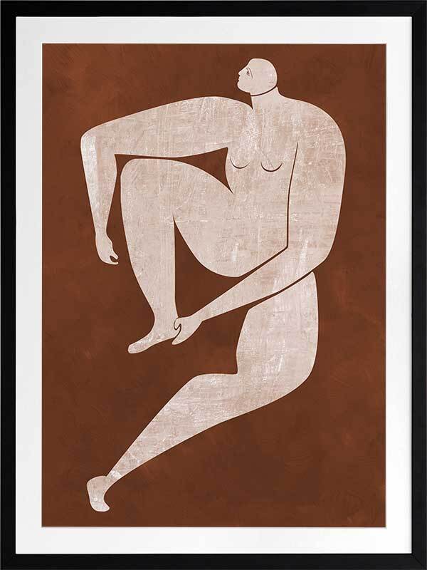 Natural Cut-Out I Framed Art Print