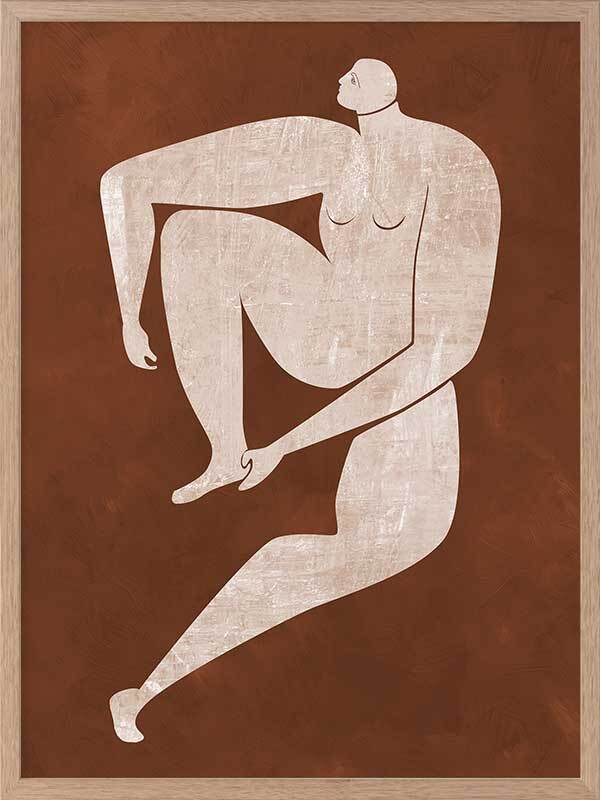 Natural Cut-Out I Framed Art Print