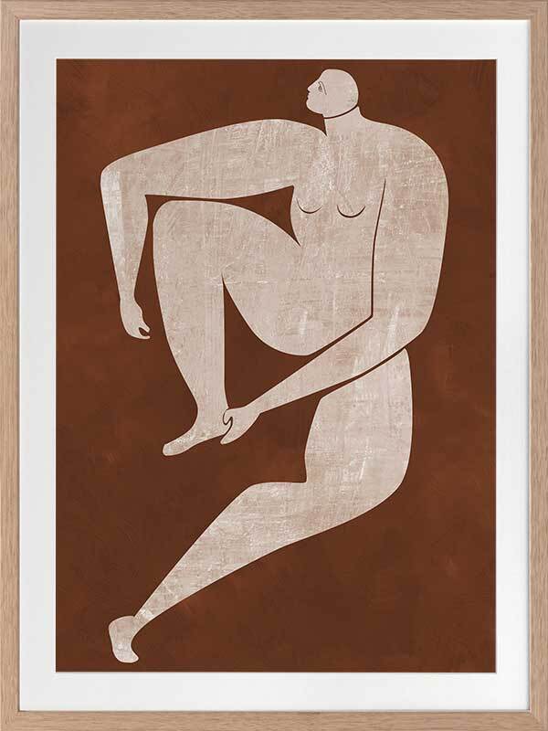 Natural Cut-Out I Framed Art Print