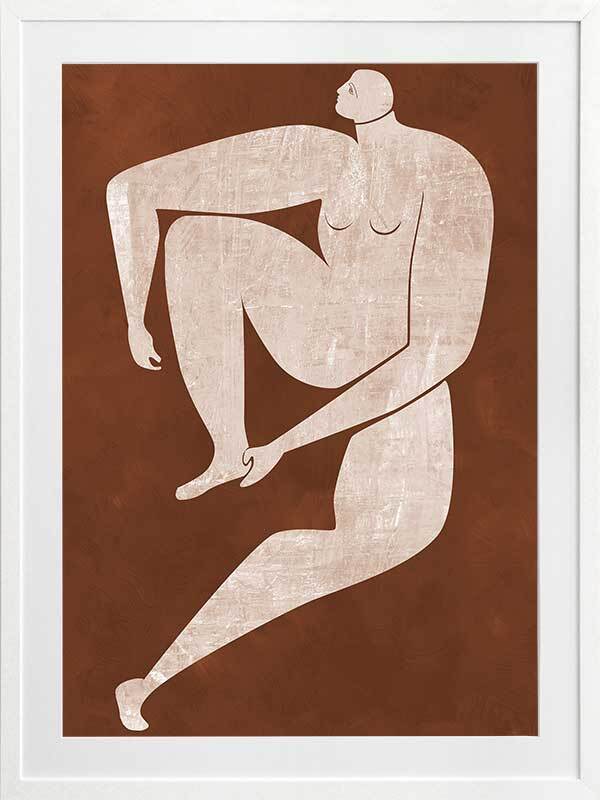 Natural Cut-Out I Framed Art Print