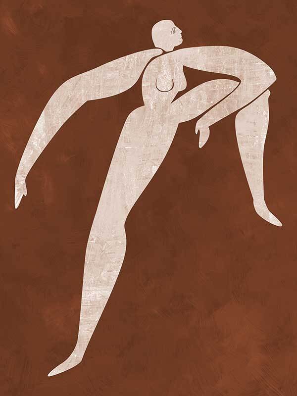 Natural Cut-Out II Canvas Art Print