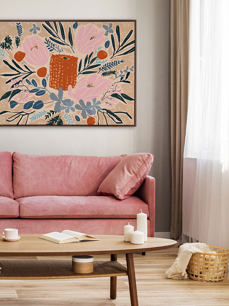 Floral Canvas Art Print