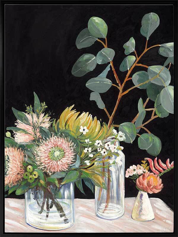 Pastel Flower Canvas Art Print