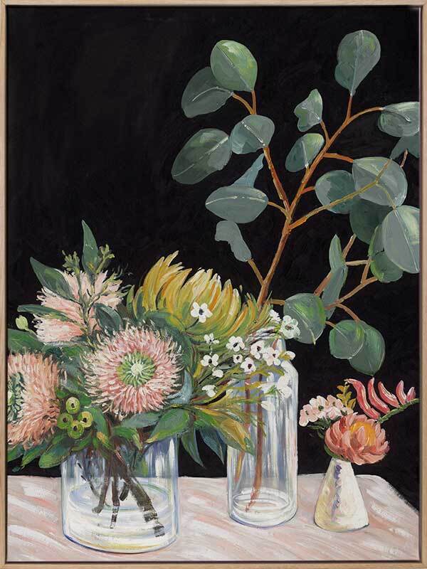 Pastel Flower Canvas Art Print