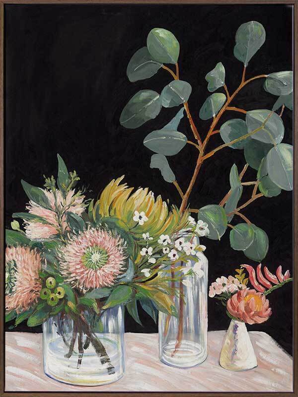 Pastel Flower Canvas Art Print