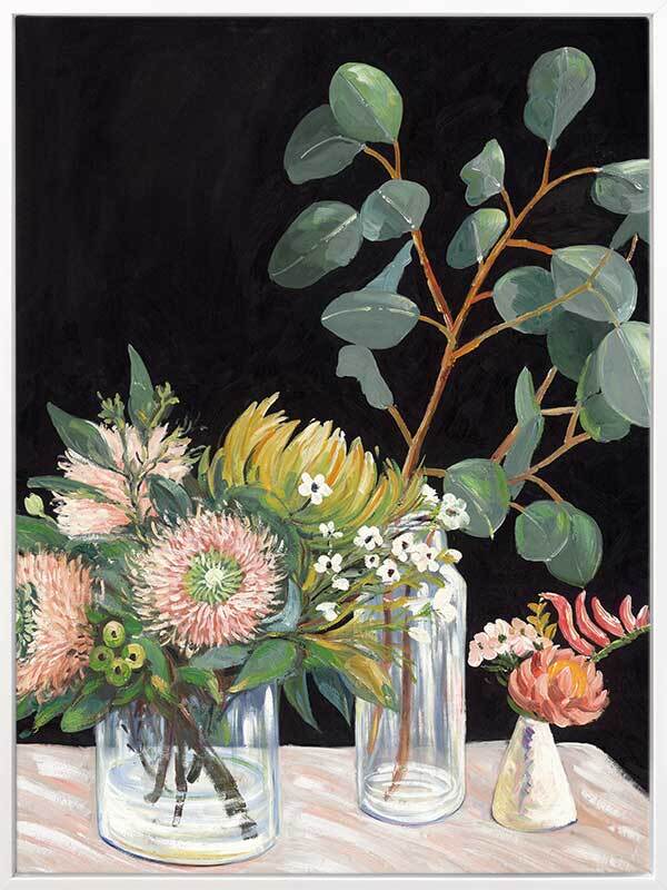 Pastel Flower Canvas Art Print