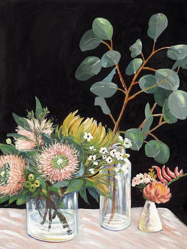 Pastel Flower Canvas Art Print